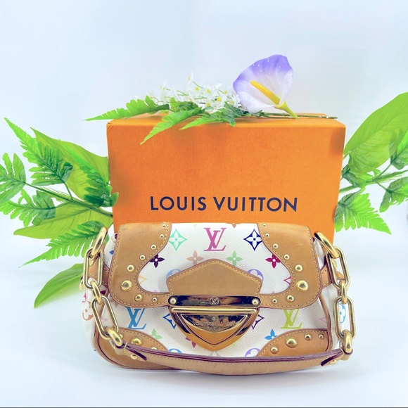 Louis Vuitton Multicolor Marilyn White bag Authentic - Picture 2 of 12